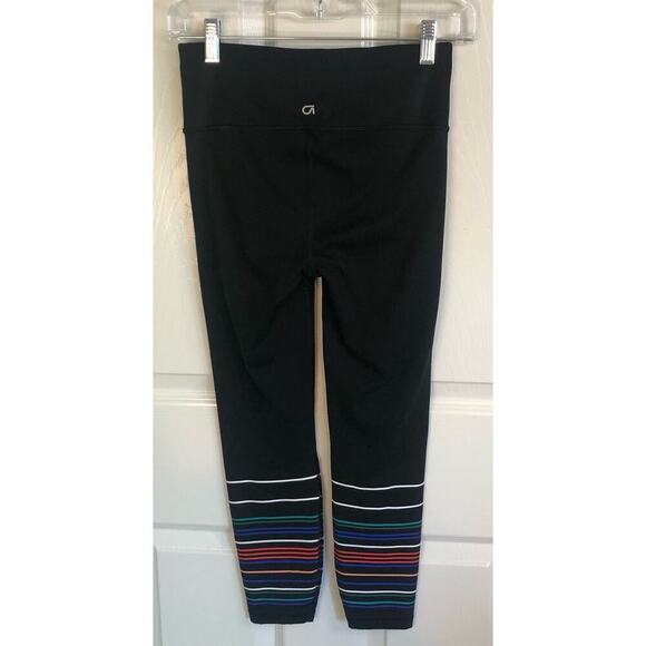 GapFit Blackout Athletic Set High-Waisted Silicone Stripe Bra (S) & Legging (XS) - Picture 8 of 10